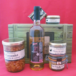 Coffret authentique Vin de rose et cassoulet