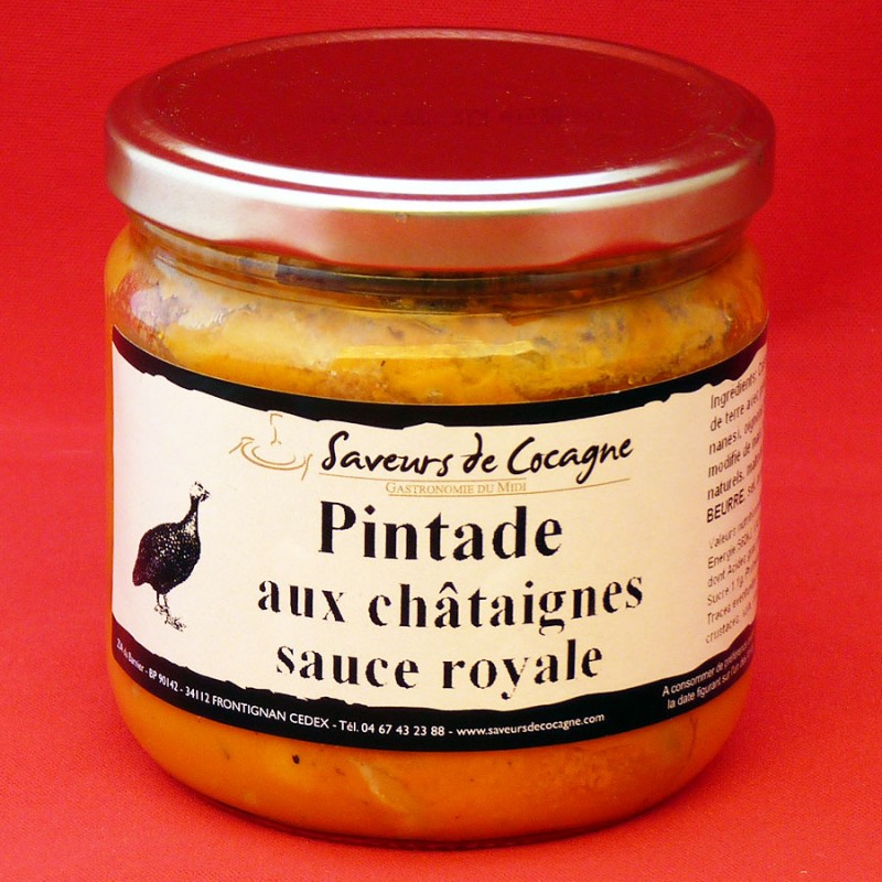 Pintade sauce aux morilles 300g Pintade sauce aux morilles 300g