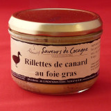 Rillettes au foie gras 180g