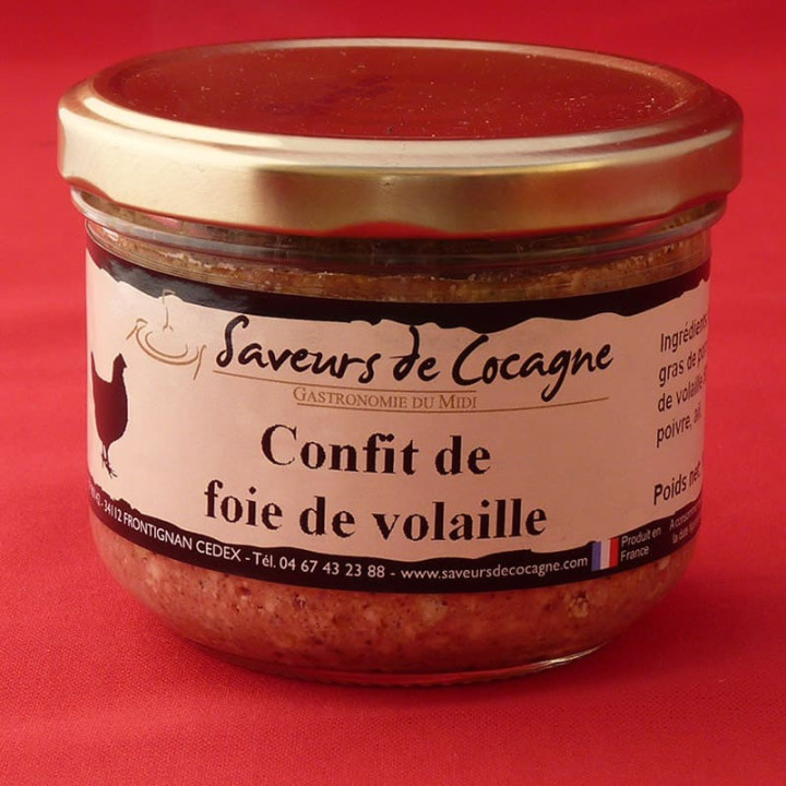 Confit de foie de volaille 180g
