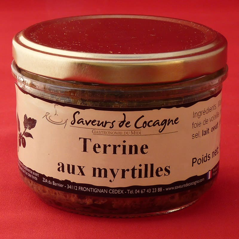 Terrine aux myrtilles 180g