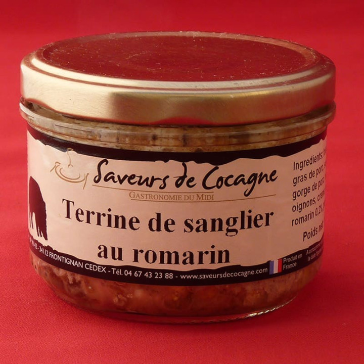 Terrine de sanglier au romarin 180g