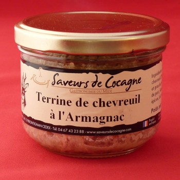 Terrine de chevreuil à l'Armagnac 180g