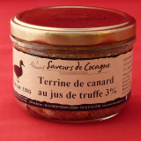 Terrine de canard au jus de truffe 3% - 180g