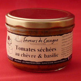 Tomates séchées au chèvre et basilic 180g