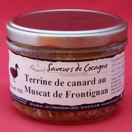 Terrine de canard au muscat de Frontignan 180g