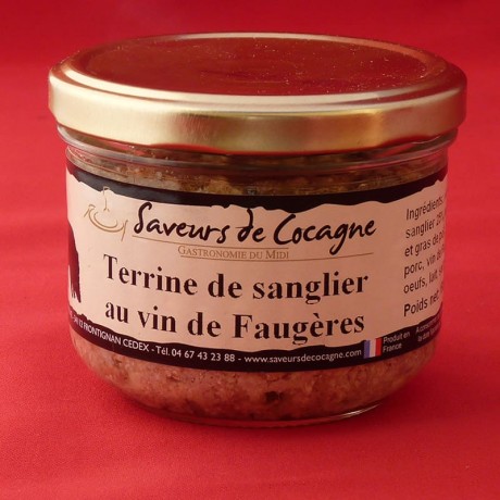 Terrine de sanglier au vin de Faugères 180g