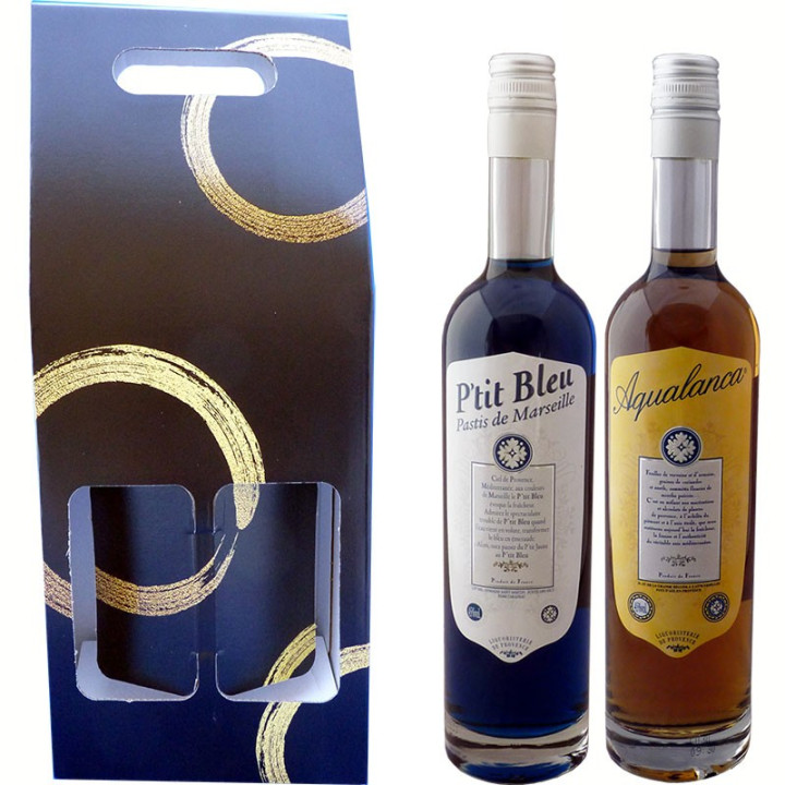 Coffret Duo P'tit Bleu Aqualanca en 70cl