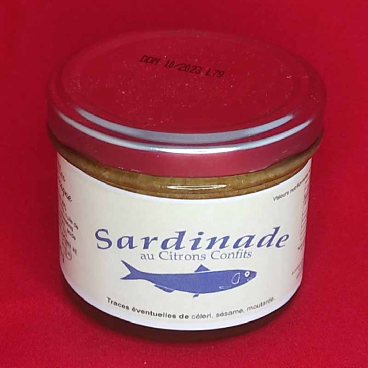 Sardinade aux citrons confits 90g