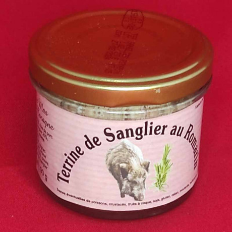 Terrine de sanglier au romarin 90g