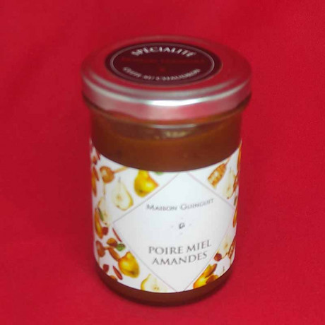 Confiture poire miel amandes 230g