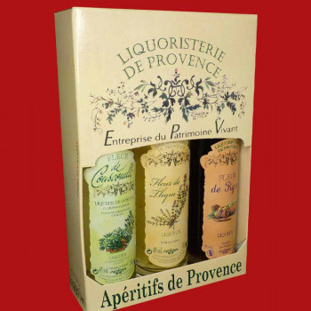 Coffret 3 liqueurs de Provence 3x10cl