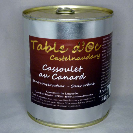 Cassoulet au canard 840g