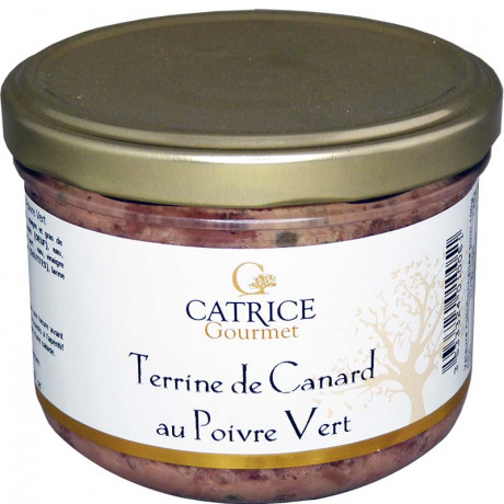 Terrine de canard au poivre vert 200g