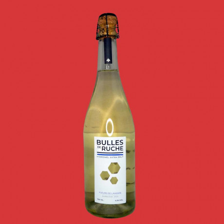 Hydromel pétillant extra brut Fleurs de Lavande 75cl 4,5% Vol