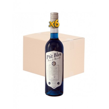 Carton de 6 P'tit Bleu 70cl