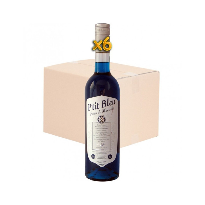 Carton de 6 P'tit Bleu 70cl