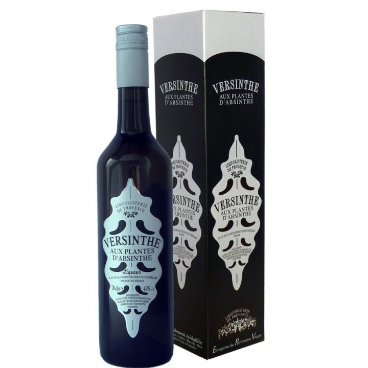 Versinthe 70cl en etui cadeau noir/argent