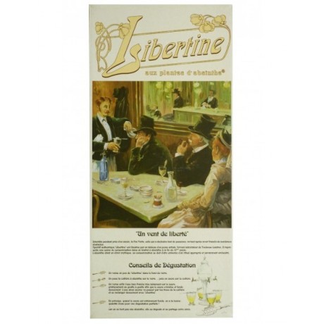 Coffret Libertine Originale 70cl verres et cuillères