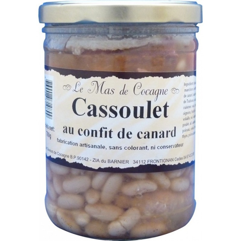 Cassoulet au confit de canard - 780g Cassoulet au confit de canard - 780g