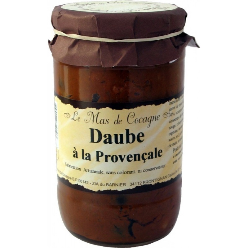 Daube provençale aux olives - 600g Daube provençale aux olives - 600g