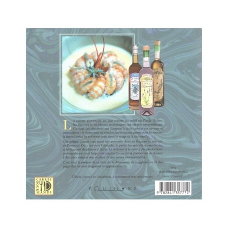 Livre La cuisine au Pastis, Absinthe et Liqueurs de Provence