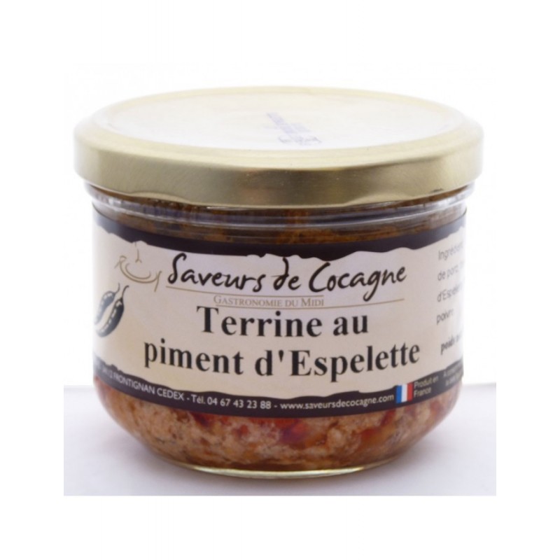 Terrine au piment d'Espelette 180g Terrine au piment d'Espelette 180g