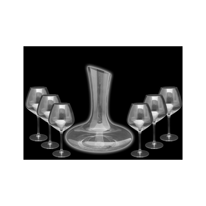 Service carafe Vignoble verres Virtuosa 42cl
