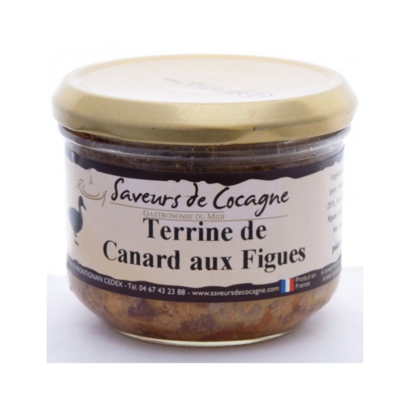 Terrine de canard aux figues 180g Terrine de canard aux figues 180g