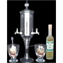 Service petite Fontaine à absinthe 2 robinets Libertine et Verte de Fougerolles 20cl